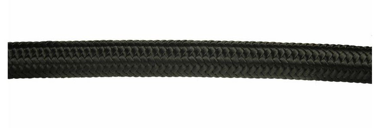 High Performance Black Nylon Braided Hose -12 AN | 6ft | 1400 PSI