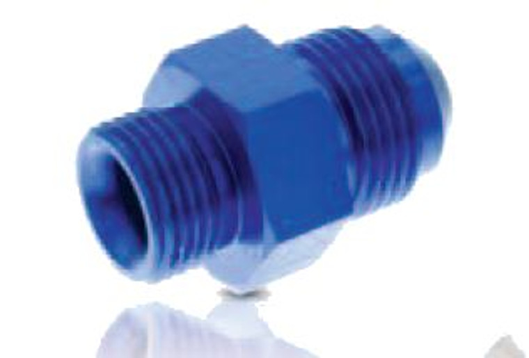 RHP High Precision -8AN Male To -6AN Adapter Fitting | Easy Install, Reliable, Blue Anodized