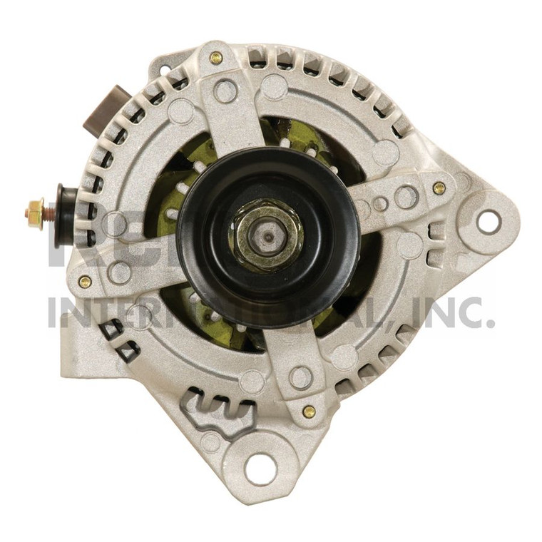 Remy International Alternator/Generator 12608 Alternator/Generator; Premium Remanufactured; OE Replacement; Alternator; 6 Millimeter x 1.0 Positive Battery Output Terminal; Internal Fan; Model NDIISC3P; 61.6 Millimeter Nominal Pulley Diameter