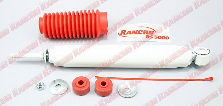 Unleash Power & Control with Rancho RS5000X Shock Absorber | For Ford F-350 Super Duty | Progressive Valving, Twin Tube Body, Gas Pressurization, Nitro-Carburized Rod