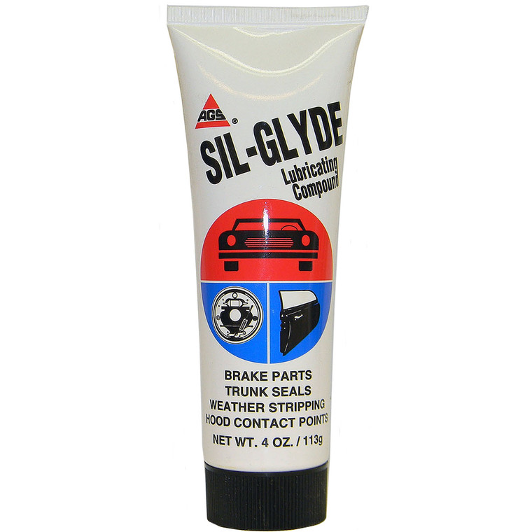Get Sil-Glyde Silicone Spray for Lasting Lubrication | Ideal for Trunk Seals/ Rubber Bumpers | 4oz Tube