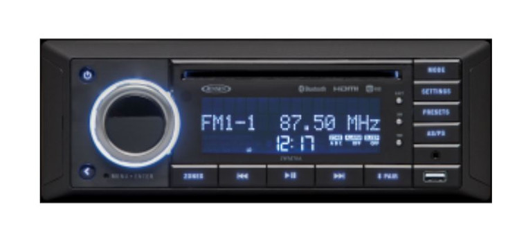 ASA Electronics Bluetooth RV Radio | 12 AM/ 18 FM Stations | Plays CD/DVD/MP3 | Bluetooth Streaming & Controls | iPhone Ready | Remote Control