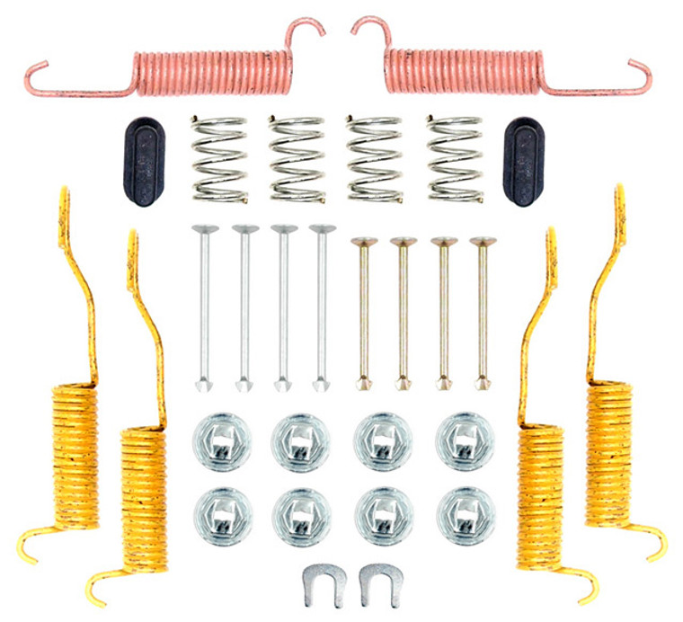 Professional Grade Drum Brake Hardware Kit | OE Replacement | High Temperature Rating