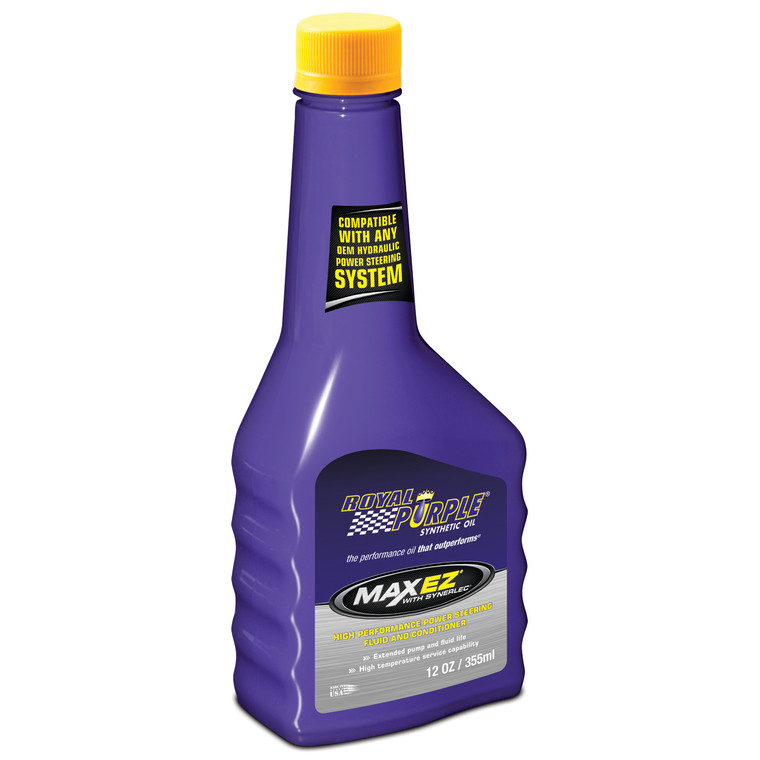 Max EZ Synthetic Power Steering Fluid | 12 oz Single Bottle | Extended Pump Life