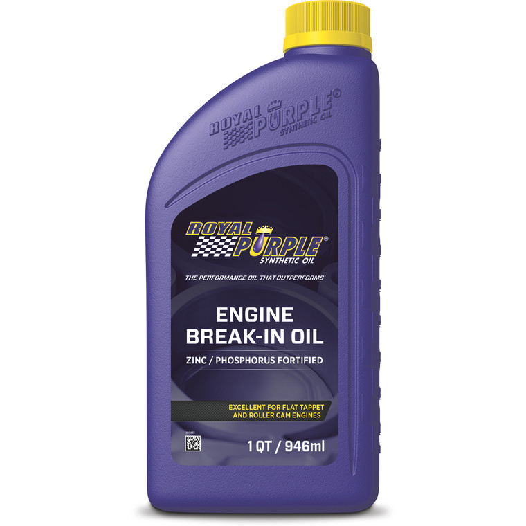Royal Purple Break-In Oil | SAE 10W30 | Optimal Ring Seal | High Film Strength | Engine Protection