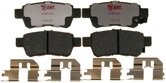Fits 2005-2010 Honda Odyssey Raybestos Brakes Brake Pad EHT1088H Element3; OE Replacement; Hybrid Technology; Includes Mounting Hardware