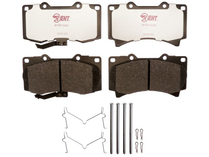 Ultimate Hummer H3 Brake Pad | Quiet Operation | Premium Hybrid Technology | Includes Mounting Hardware