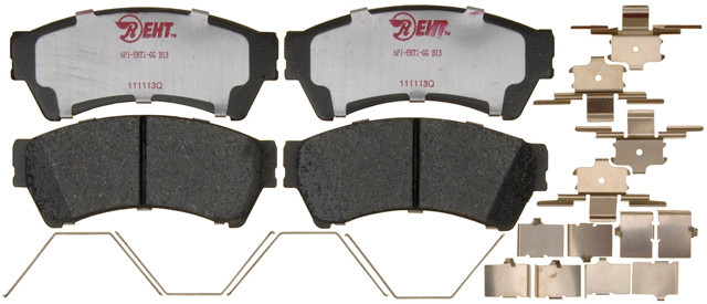 Premium Quiet Brake Pads 2006-2012 Fusion MKZ Milan | Hybrid Technology | Mounting Hardware Included