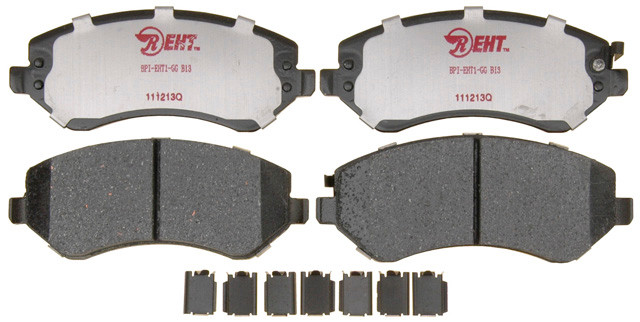 Raybestos Brake Pads 2001-2007 | Caravan, Grand Caravan, Voyager, Town & Country | Quiet Operation, Premium Shims, Hybrid Technology