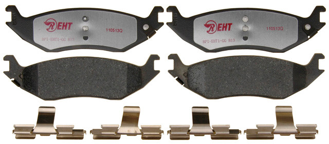 Upgrade Your 2002-2005 Durango,Ram 1500 | Raybestos Quiet Brake Pads, Hybrid Tech, Mounting Hardware