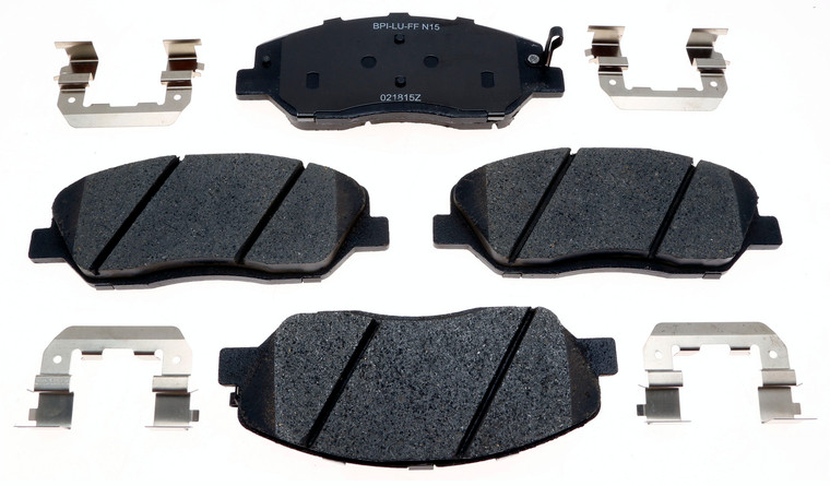 Premium Ceramic Brake Pads | Fits Hyundai Santa Fe, Entourage, Kia Borrego, Sedona | R-Line OE Replacement