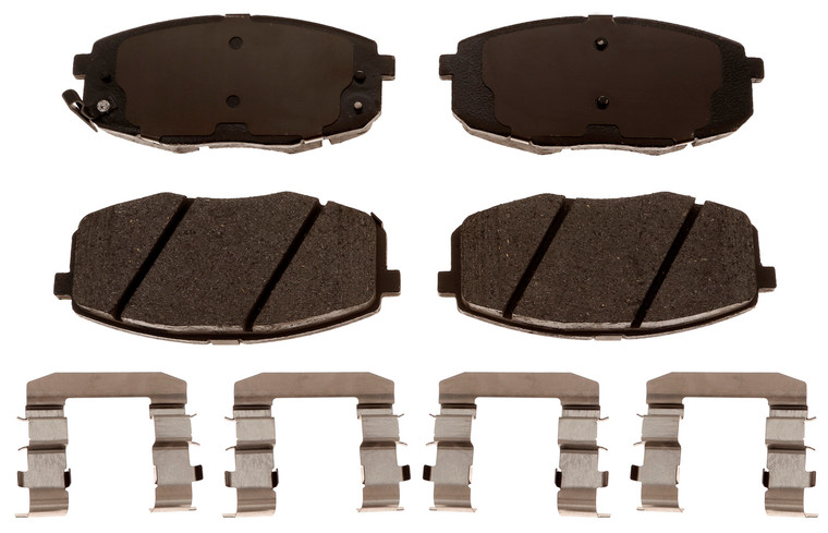 Premium Ceramic Brake Pads Set | 2009-2019 Vehicles | Quiet & Smooth | Hyundai Elantra, Kia Forte, Soul