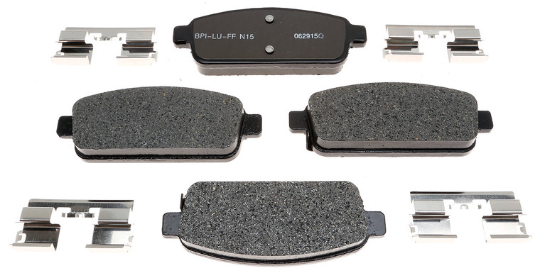 Raybestos R-Line Brake Pads | Ceramic OEM Replacement Set of 4 | Premium Layered Steel Shim