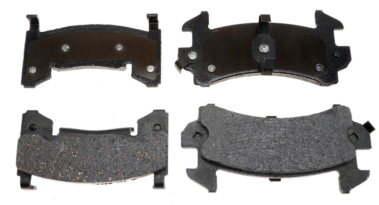 All-in-One Brake Pad Set for Dodge Durango & Jeep Grand Cherokee | OE Replacement Ceramic Brakes | R-Line Friction | Premium Steel Shim | Limited Warranty