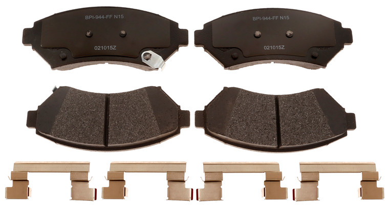 Raybestos R-Line Brake Pads | Metallic Material | OE Replacement | Includes Hardware