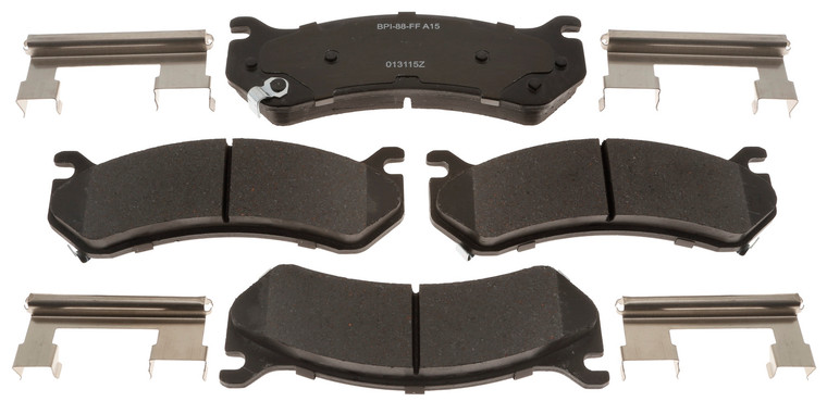 Raybestos Ceramic Brake Pads | Quiet & Smooth Braking | R-Line D785 | Set of 4
