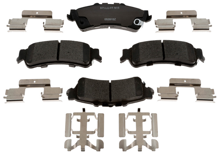 Raybestos R-Line Ceramic Brake Pads | OE Replacement | Includes Mounting Hardware