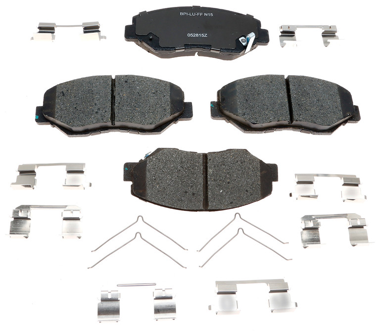 Raybestos R-Line D914 Ceramic Brake Pads | OE Replacement, Noise Reduction, Set of 4