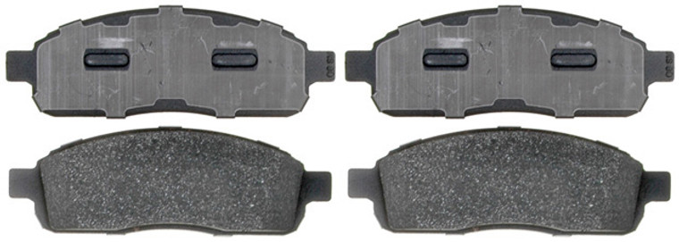 Raybestos Brake Pads | 2004-2009 Ford F-150 Lincoln Mark LT | Semi-Metallic D1083 | Noise Reduction | OEM Fit | Limited Warranty