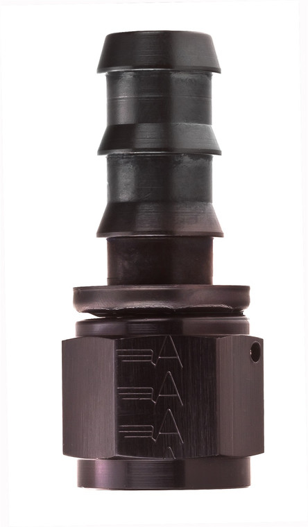 Aeroquip -8 AN Hose End Fitting | Improved Flow & Appearance | Swivel & Non-Swivel | Re-Usable & Damage Resistant | Performance Compression Style | Anodized Black Aluminum