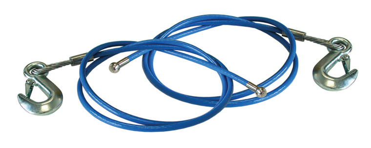 Roadmaster Trailer Safety Cable | EZ-Hook Galvanized Steel Set of 2 | 6000lb Rated | 64-Inch Length
