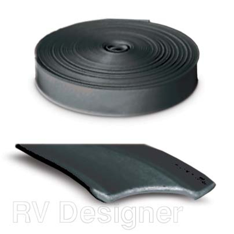 Heavy Duty Black Vinyl Trim Molding Insert | Durable & Flexible | Protects Screws, Prevents Leaks