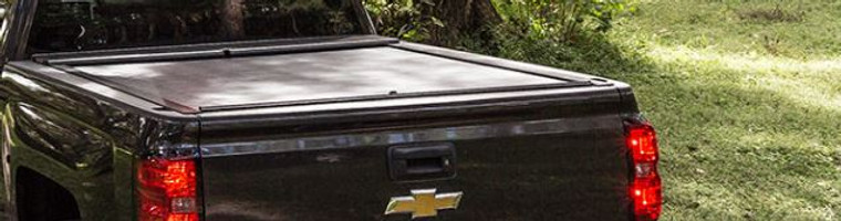 Enhance Your Truck with Roll-N-Lock M-Series Tonneau Cover | Fitment: 2017-2022 F-350/F-250 | Lockable, Black Vinyl, Retractable