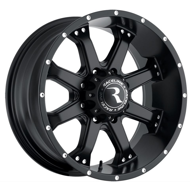 Revamp your ride with Raceline 991B Assault 17x9 Wheels | Satin Black Finish | 1 Piece Cast Aluminum | TPMS Compatible