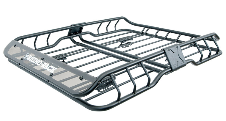 Rhino-Rack USA XTray Roof Basket | Heavy-Duty Steel Construction, Powder-Coated for Durability, Secure Roof System, Stylish and Functional, 165lb Capacity