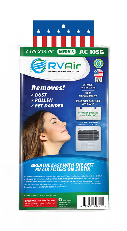 Upgrade Your Dometic RV Air: MERV 6 Air Filter | Dust/ Pollen/ Pet Dander Removal