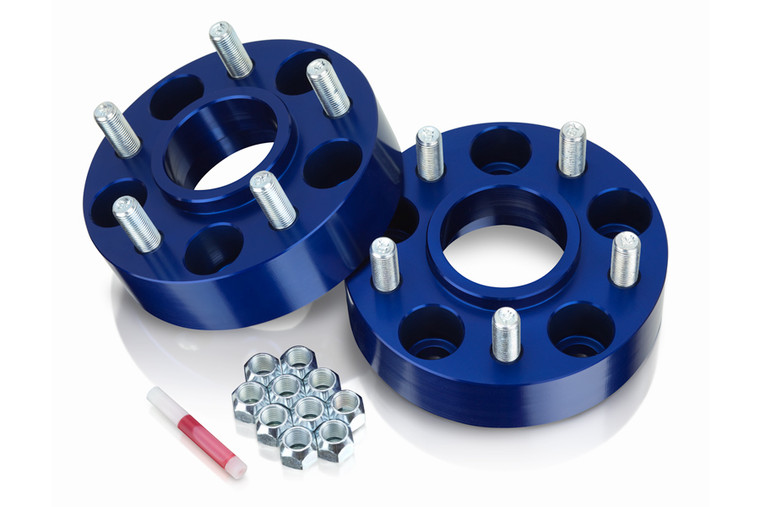 Upgrade your Jeep All Models | Spidertrax 1.5" Wheel Spacer Set - Anodized Blue Aluminum