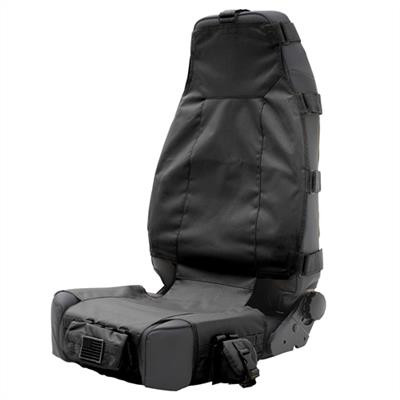 Upgrade your Jeep Seats | Smittybilt Seat Cover | 600D Polyester | Black | Fits Various Jeep Models