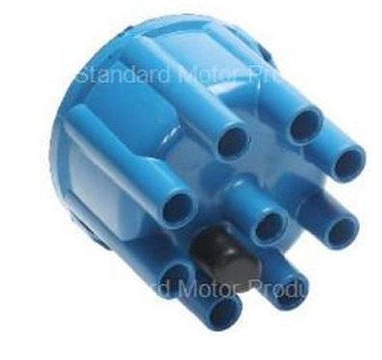 Standard Motor Eng. Mgmt Distributor Cap For Better Ignition Performance | OE Replacement, High Dielectric Polyester Resin, Brass Terminals | Blue Streak, 3 Year Warranty