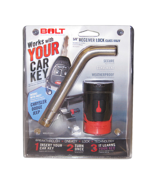 Ultimate Security Bent Trailer Hitch Pin for Class III/IV Hitches | Opens with Vehicle Ignition Key