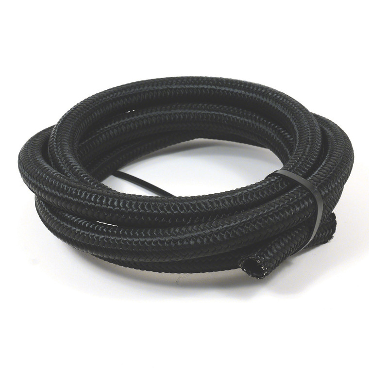 High Performance Braided Hose - Power-Lite | -12AN | 20ft | Fuel/ Oil/ Antifreeze | Stainless Steel Reinforced