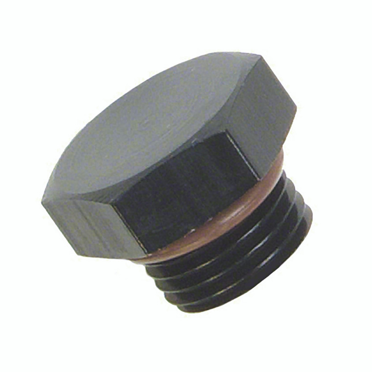 Loud & Lightweight - Premium -6AN Black Aluminum Plug | Leak Proof - USA Made - SpeedFX