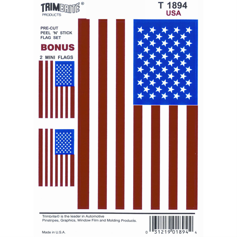 Show Your Patriotism With American Flag Decal | Red, White, Blue Design