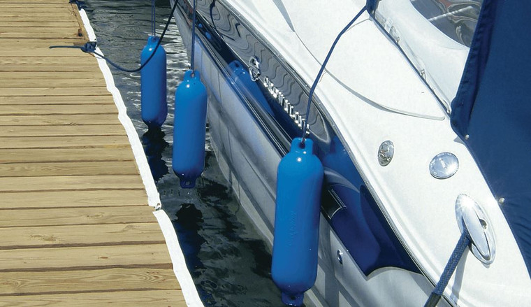 Protect Your 35-50ft Boat with Taylor Made Hull Gard Boat Fender | Oval Design, Vinyl, Inflation Valve, Marine Grade