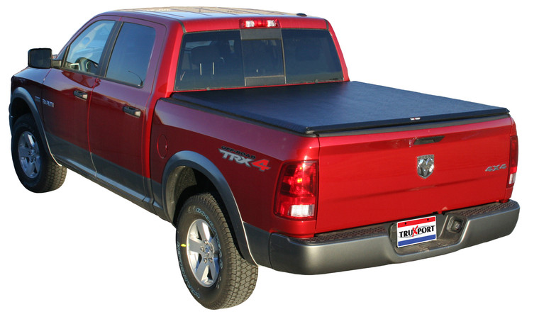 Enhance Your Dodge Ram 1500/2500 | TruXport Soft Roll-Up Tonneau Cover | Easy One-Person Operation | Lockable | Improve Gas Mileage Up To 10%