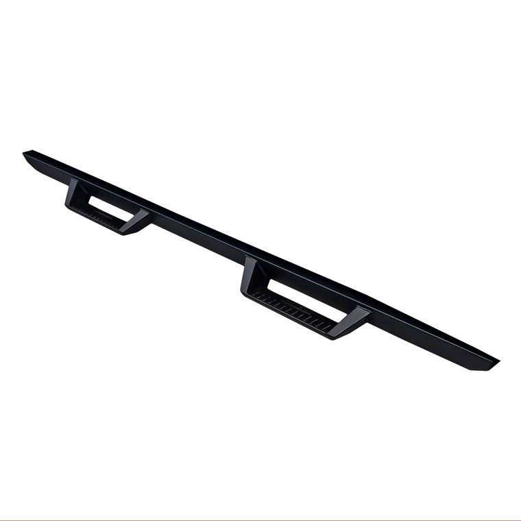 Enhance Your 2009-2014 Ford F-150 | TrailFX TFX Drop Hoop Steps | Matte Black Powder Coated Steel | Includes Mounting Brackets | No Drilling Needed