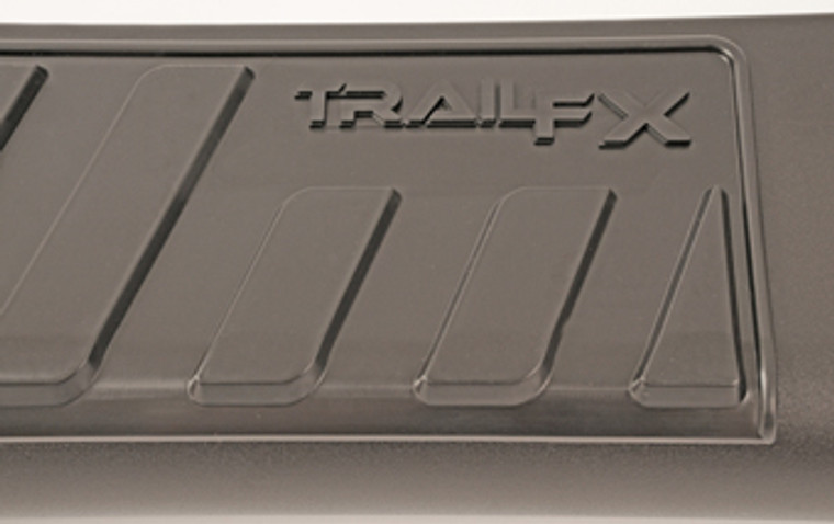 TrailFX Black Replacement Step Pads | For 6 Inch Oval Straight Bars | Clips Included
