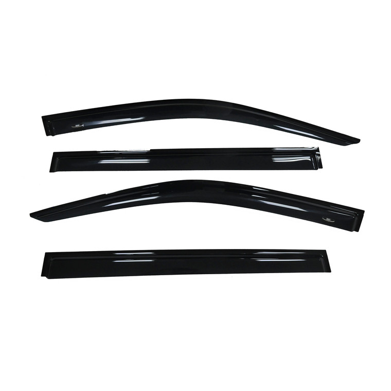 Enhance Your Toyota Highlander 2014-2019 | TFX 4-PC Window Vents | Sleek Low Profile Design | Easy Tape-On Installation