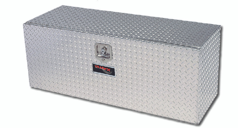 TrailFX Bright Diamond Tread Aluminum Underbody Tool Box | Maximum Security for Your Truck | 9.0 Cubic Feet Capacity