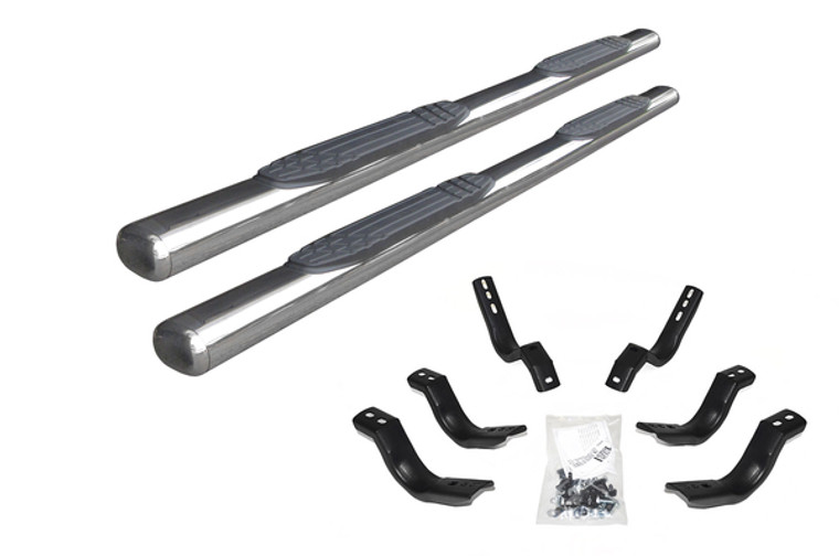 Go Rhino Titan Nerf Bar | 2004-2015 Fitment | Polished Stainless Steel | Rocker Panel Mount