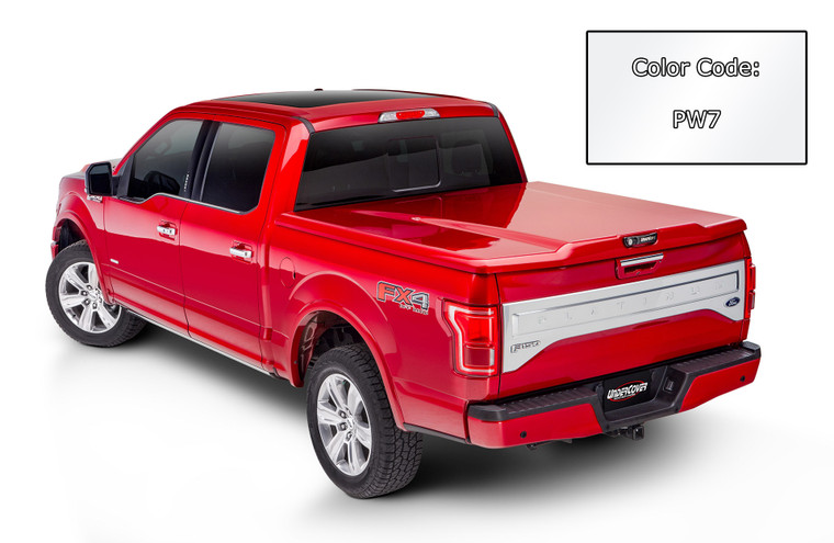 Bright White Elite LX Tonneau Cover | Lockable | ABS Composite Material | Painted to Match Factory Paint Job