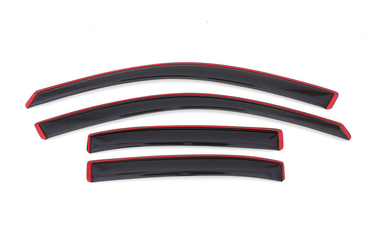 Aerodynamic Smoke In-Channel Vent Visors | 2013-2016 Chevrolet Malibu Limited,Malibu Set of 4