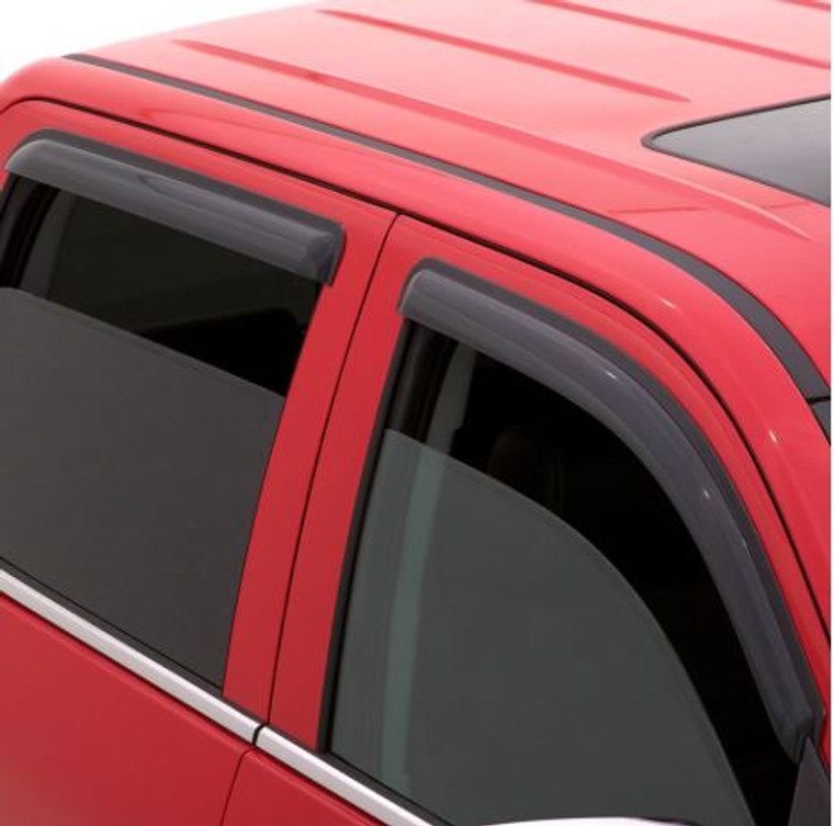 Upgrade Your Nissan Titan XD, Titan 2016-2023 | Acrylic Smoke Rainguard | Set of 4