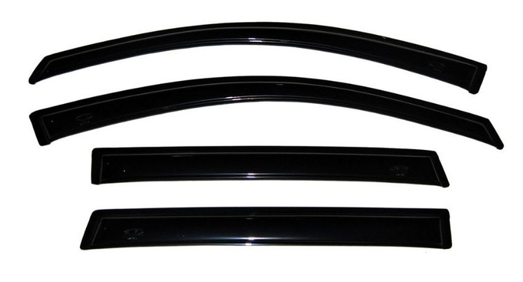 Custom Fit Smoke Acrylic Rainguard | Ventvisor for 2005-2010 Pontiac G6