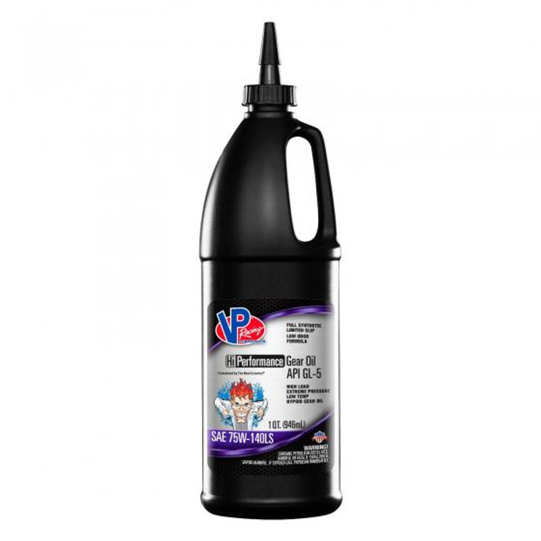 VP Racing High-Performance Gear Oil | SAE 75W-140 | Synthetic | Limited Slip Differentials & Manual Transmissions