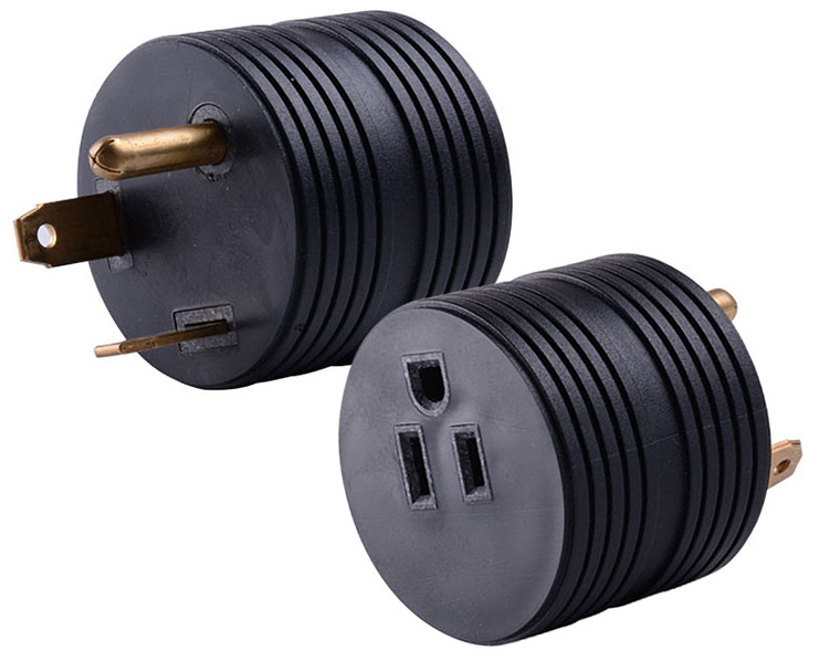 Valterra Mighty Cord 30A Male to 15A Female Power Cord Adapter | Compact Design, Durable PVC, For Connecting RV to Standard Power, 1 Yr Warranty